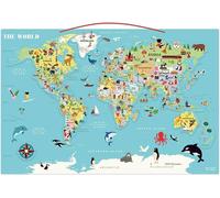 Carte magnétique du monde en anglais