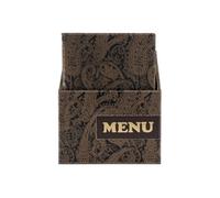Carte Menus de la gamme Design A4 (x10) plus BOX, 1 double insert inclus avec chaque menu (présente 4 pages A4) Securit
