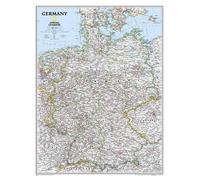 Carte murale (en anglais) - Allemagne - 60 x 76 cm | National Geographic - Plastifiée