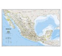 Carte murale (en anglais) - Mexique - 88 x 57 cm | National Geographic - Plastifiée