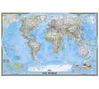 Carte murale (en anglais) - Monde politique - 1/45M (92 x 61 cm) | National Geographic - Papier