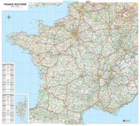 Carte murale - France routière - 110 x 100 cm | Blay Foldex - PVC 3 mm