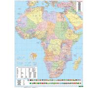 Carte murale (papier) - Afrique politique - 97 x 124 cm | Freytag & Berndt
