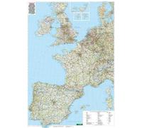Carte murale (papier) - Europe Occidentale (physique) - 90 x 125 cm | Freytag & Berndt