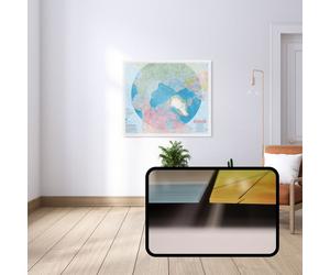 Carte murale - Région circumpolaire nord - 106 x 90 cm - Édition Premium | Ressources naturelles Canada - 106 × 90 cm (42 × 36 po) / Plexi (acrylique)