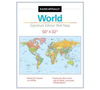 Carte murale - World, Signature Edition | Rand McNally