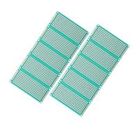 Carte PCB Double Face 3x7cm 2, 54mm Étain Vert, 10 Pièces | Kit DIY pour Soudure, Plaque de Projet, Espacement Fiable pour Assemblage Manuel