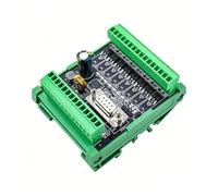 Carte PLC FX2N-6MR/10MR/14MR/20MR FX2N-6MT/10MT/14MT/20MT avec entrée analogique de Base, Rail DIN, Terminal enfichable d'alimentation DC24V(10MR,With 2AD 0-10V)