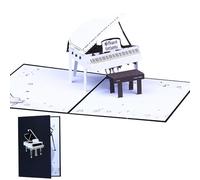 Carte pop-up Piano - Carte de vœux amusante à ouvrir avec enveloppe, carte de vœux pour anniversaire, remise de diplôme et Thanksgiving | Carte de vœux pop-up