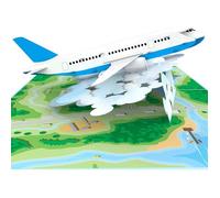 Carte Pop-Up Voyage Avion Carte de vœux 3D pour vol, un voyage en avion, des billets avion ou des Avion