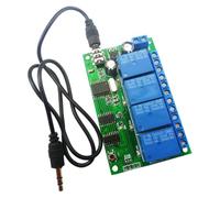 Carte relais DTMF 4 canaux, décodeurs sonores avec isolation | Décodage de ligne sonore pour démarrage à distance industriel, arrêt et isolation de, gestion de circuits