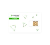 Carte SIM de donnees Flexcom SIMGPSHU6H pour traceur GPS - Usage en Hongrie pour 6 mois