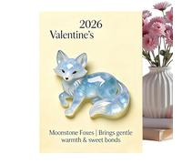 Carte souvenir en acrylique, carte de poche de Saint-Valentin avec motif animal romantique, souvenir de qualité supérieure pour décoration de bureau, cadeaux d'anniversaire et célébrations de