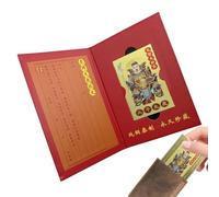 Carte Tai Sui | Carte Taisui du Nouvel An chinois | Protection de prière Tai Sui dorée 2025 pour apporter richesse et trésor