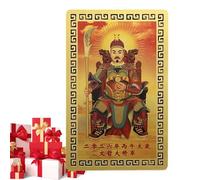 Carte Tai Sui chinois - Souvenir général de l'année du cheval 2026 - Format de poche - chinois pour richesse, prospérité, réussite, harmonie, famille, hommes, femmes, vacances, voyage