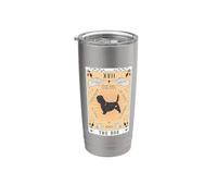 Carte Tarot Le Chien Basset Griffon Vendeen Grand Galaxie Gobelet isotherme en acier inoxydable double paroi