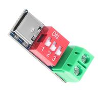 Carte Testeur USB Type-C Pd Qc, Tension Réglable 5 20V | Module pour Vérifier les Sorties des Chargeurs et Adaptateurs, Banc D’Essai Électronique pour Techniciens et Amateurs