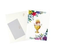 Cartes 3D Shower - Idée Cadeau Baptême Et Confirmation | Carte Pop-Up Félicitations Papier | Pour Parrains Amis Et Parents Style Élégant Chaleureux Vœux Naissance Produit Set Kit
