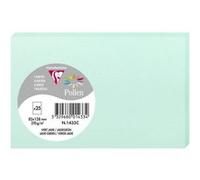 Cartes - 8,2x12,8cm - 210g - Pollen - Vert jade - 25 unités - Clairefontaine G