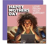 Cartes amusantes pour la fête des mères pour maman, Support technique