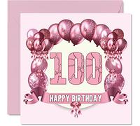 Cartes d'anniversaire amusantes pour femme - Ballons d'anniversaire - Carte d'anniversaire pour grand-père, grand-père, grand-mère, grand-mère, grand-mère, grand-mère, grand-mère, papa, maman, 145 mm