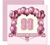 Cartes d'anniversaire amusantes pour femme - Ballons d'anniversaire - Carte d'anniversaire pour grand-père, grand-père, grand-mère, grand-mère, grand-mère, grand-mère, grand-mère, papa, maman, 145 mm