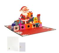 Cartes de Noël 3D pour sapin de Noël - Cartes de vœux avec enveloppes - Ensemble de cartes festives pour enfants, adolescents, adultes, famille et amis - Parfait pour les vacances d'hiver, les