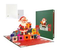 Cartes De Noël - 6,3 X 8,27 X 0,12 Pouces Ensemble De Cartes Vœux Vacances en Papier | Carttes Noël Assorties avec des Designs Mignons Et Classiques | Papeterie - Échange Cadeaux Et Souhaits Vacances