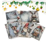 Cartes de Noël assorties, jolies lettres variées - Belles cartes de Noël - pour adulte, étudiant, enfant, ami, , fille, fils, enseignant, affaires, fête, anniversaire