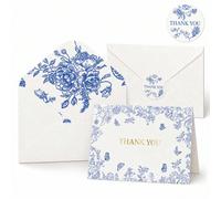 Cartes de remerciement de mariage avec enveloppes, notes de remerciement de douche nuptiale, cartes d'appréciation de réception de mariage pour les nouveaux mariés, fiançailles & fête de célébration P