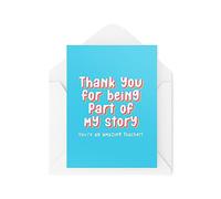 Cartes de remerciement pour enseignant - Thank You For Being a Part of My Story - Leaving School - Summer Break - Teaching Assistant Cards - CBH1717