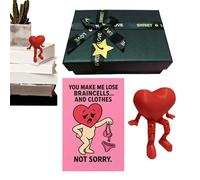 Cartes de Saint-Valentin | Panneau romantique pour couples avec boîte | Carte de Saint-Valentin pour mari, épouse, petit ami, petite amie, rendez-vous, nuit, mariage, fiançailles, anniversaire