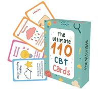 Cartes de soins de soi - Invitations de réflexion pour la pratique de relaxation | Deck en papier avec instructions d'affirmation, exercices de conscience de la pensée pour construire la concentration