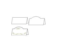 - Cartes de table, blanc éclatant, 185 g/m2, 100x60/120mm, 40 sur 20f