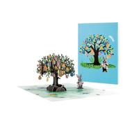 Cartes de vœux 3D - Œuf de Pâques et souvenir de lapin, carte de vœux de gratitude de Pâques, pour les amis, la famille et les enseignants