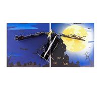 Cartes Halloween Amusantes Carte Postale 3D Amusante Avec Fantôme Et Pour