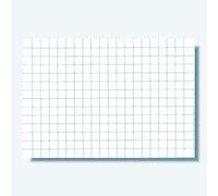 Cartes index A5 - Carreau - Pack économique de 400 pièces - Blanc