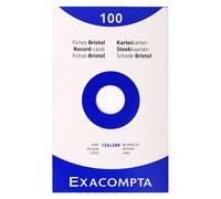 Cartes mémoires de 125 x 200 mm, blanches, non perforées, en lot de 1200