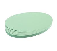 Cartes ovales Franken/UMZ 1119 04-11 x 19 cm, 130 g/m² - Jaune - Paquet de 500 500 Stück vert clair