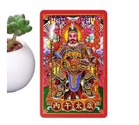 Cartes Tai Sui | Format de poche portable - Carte de protection Tai Sui pour le Nouvel An, pour jeunes, adolescents, athlètes, cyclistes, golfeurs, mari, fils, fille