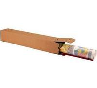 Carton à 1 cannelure Quattropack Premium Dimensions 105x105x1100mm Qualité 1.3B brun Fond automatique brun