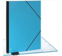 Porte-documents ACROPAQ A2 - Porte-dessins 52 x 72 cm, avec fermeture à élastique, dos extensible pour plus d'espace - Turquoise