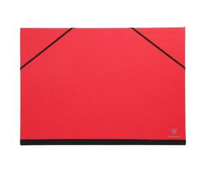Carton à dessin Couleur à élastiques 37x52cm - Rouge