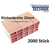 Carton Agrafe 32/18mm pour Bostitch MS-3219-E DS-3219-E Prebena KTVH-R19 KTVH-R19D 2M KL-40