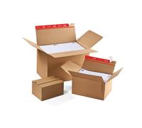 Carton fond automatique, fermeture autocollante, A4