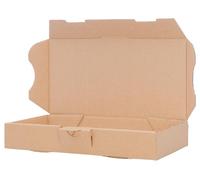 Cartons d'expédition de grande taille, dimensions 225 x 145 x 35 mm, couleur marron, lot de 50
