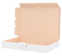Cartons d'expédition Maxibrief, MB-5, lot de 10, couleur blanche, dimensions 350 x 250 x 50 mm, format DIN A4