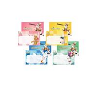 Cartons d'invitation - PTIT CLOWN - Lapins Crétins - Lot de 8 - Multicolore