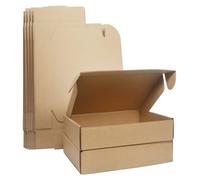 Cartons en carton ondulé, dimensions 200 x 145 x 45 mm, lot de 10, pour l'expédition et le stockage