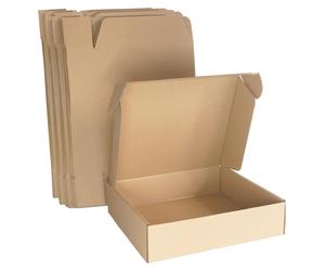 Cartons en carton ondulé, dimensions 275 x 223 x 65 mm, lot de 10, pour l'expédition et le stockage